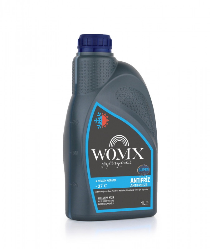 WOMX Super Mavi -37 Antifiriz 1 LT