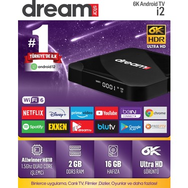 Dreamstar İ2 Android Box